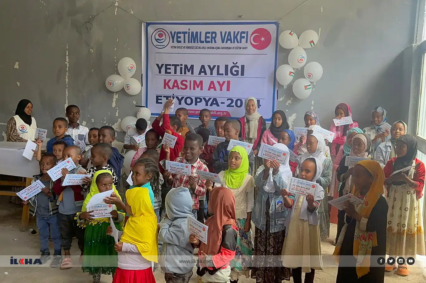 Weqfa Yetîman li Efrîkayê xebatên xwe yên alîkarîyê ji bo êtîman didomîne