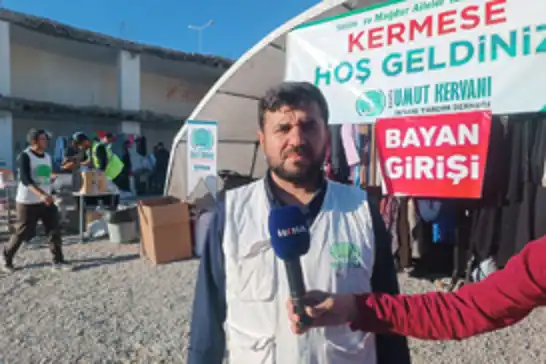 Umut Kervanı yetim ve muhtaç aileler yararına kermes düzenledi