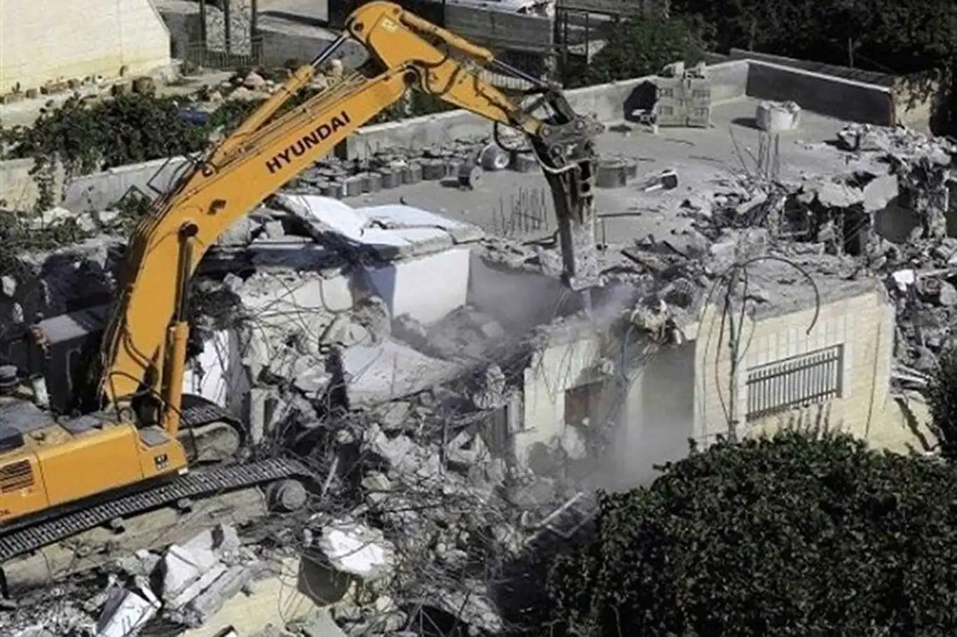 Israeli forces demolish residential structure in West Bank