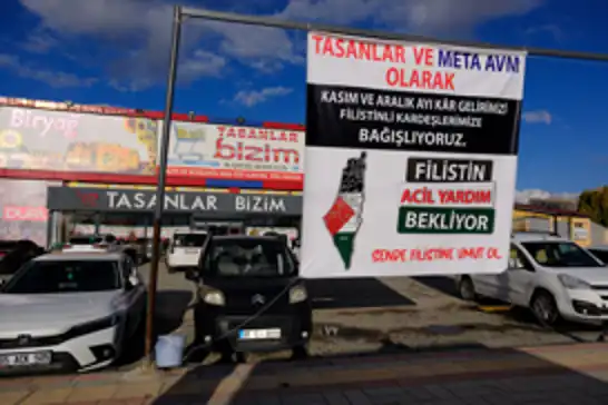 Van'daki iki market, 2 aylık kârlarını Filistin'e bağışlayacak!