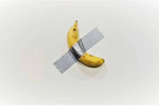 Banana duct-taped to wall sells for $6.2 million at auction