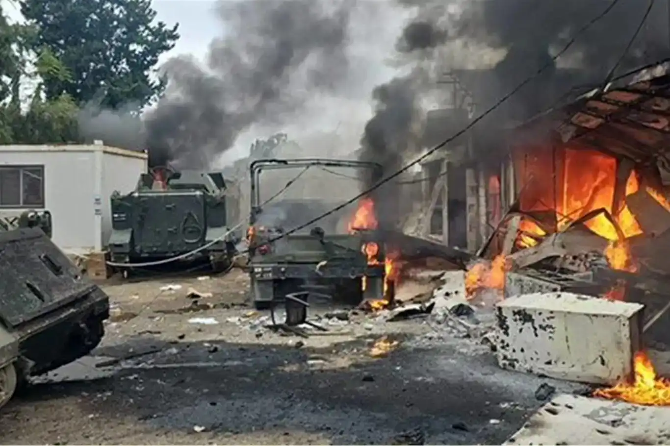 لە ئەنجامی هێرشی داگیرکەران بۆ سەر باشووری لوبنان ٤ کەس کوژران و ٤٠ کەسیش بریندار بوون