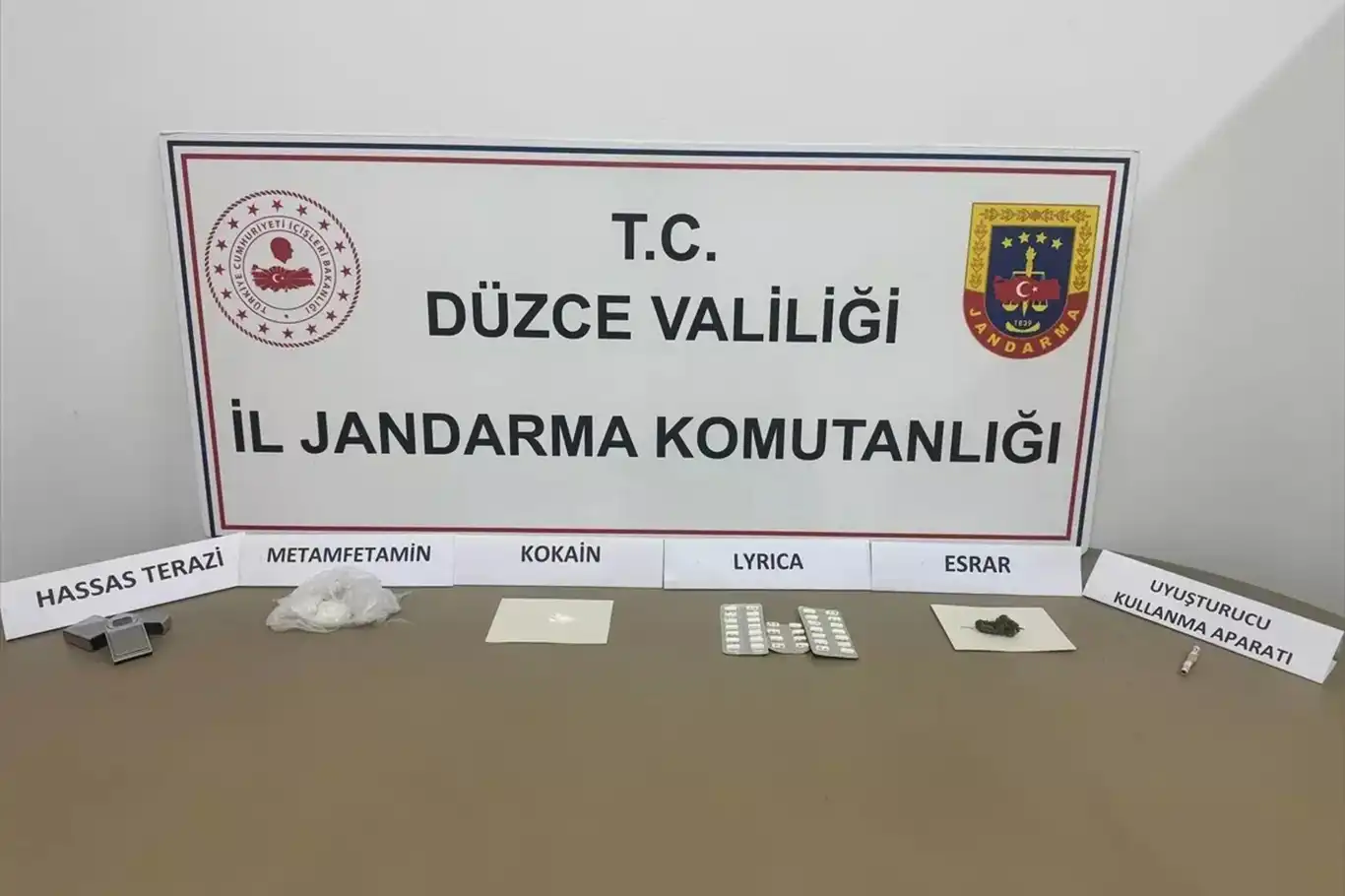 Düzce'de uyuşturucu operasyonu 