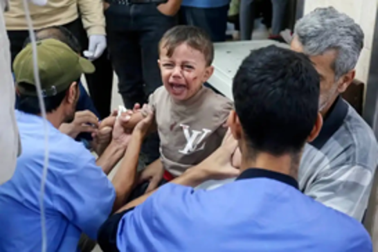 Israeli drone attack injures three children at Gaza clinic during polio vaccination campaign