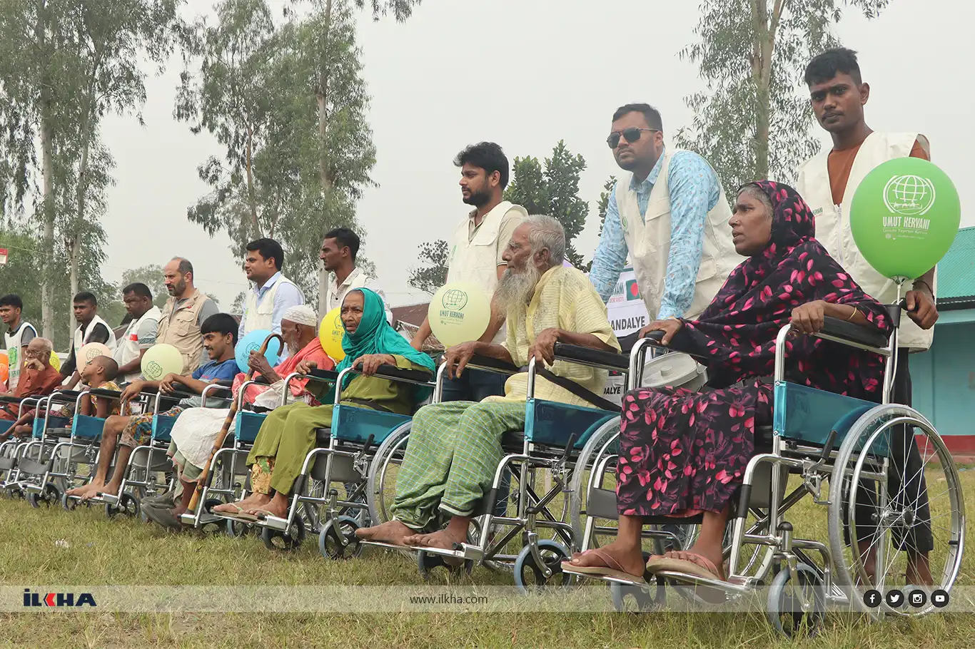 Hope Caravan distributes wheelchairs in Bangladesh