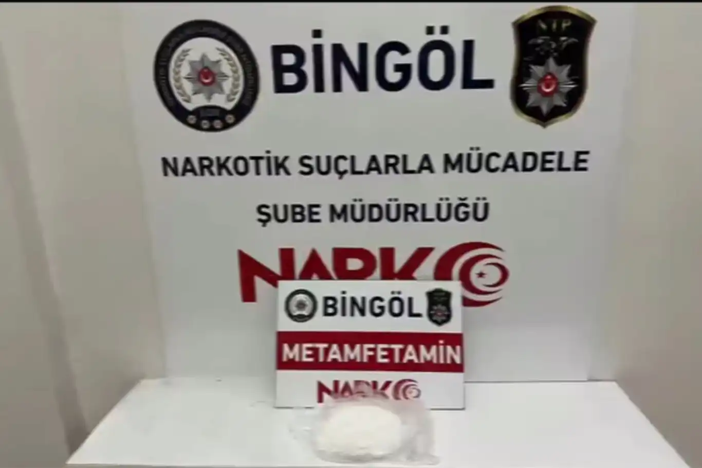 Bingöl’de otobüste metamfetamin ele geçirildi