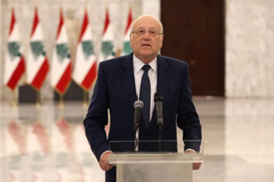 Lebanon's PM criticizes Israel’s refusal to halt aggression