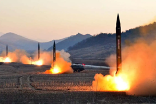 North Korea launches short-range ballistic missiles