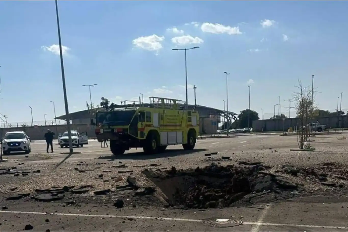 حزب الله يستهدف برشقة صاروخية نوعية محيط مطار بن غوريون جنوب تل أبيب