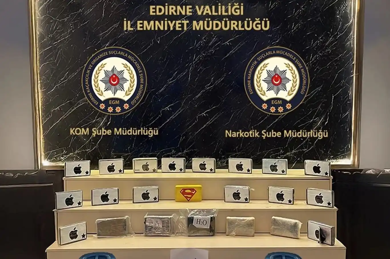 Edirne'de 24 kilogram kokain ele geçirildi