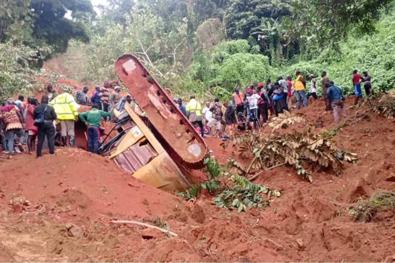 Landslide death toll in Cameroon’s west region rises to 11, search efforts continue