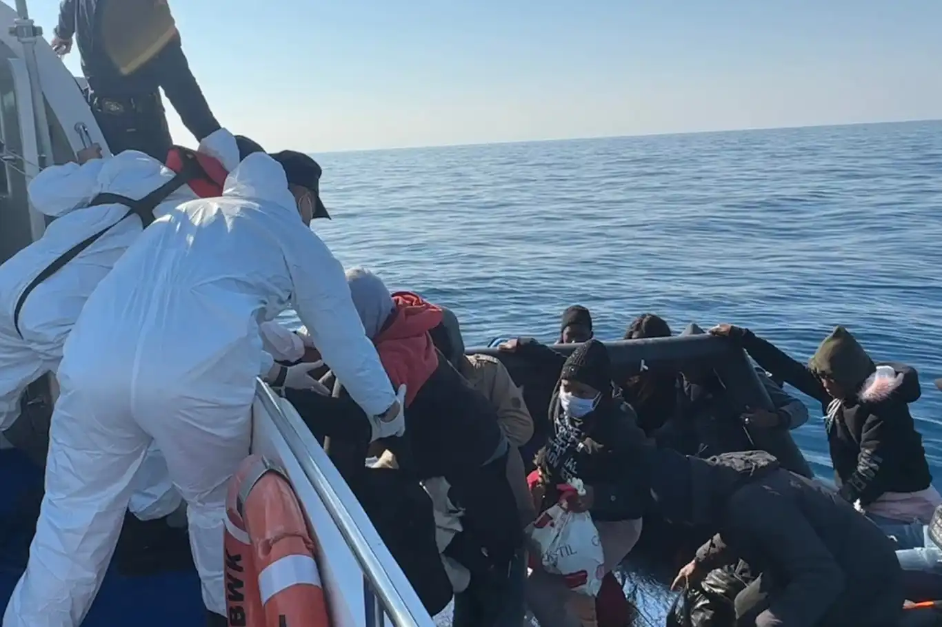 Turkish coast guard rescues 21 migrants pushed back by Greece