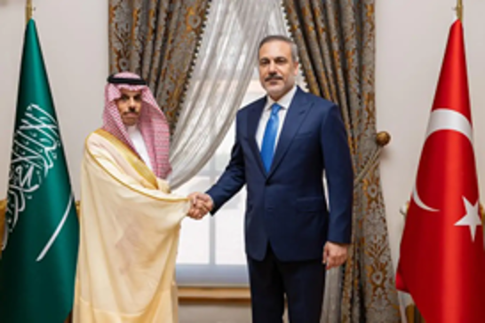 Turkish and Saudi foreign ministers discuss latest developments in Syria