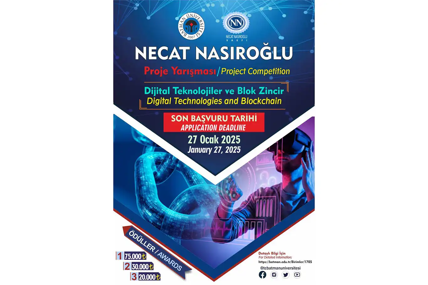 Necat Nasıroğlu Proje Yarışmasına başvurular devam ediyor