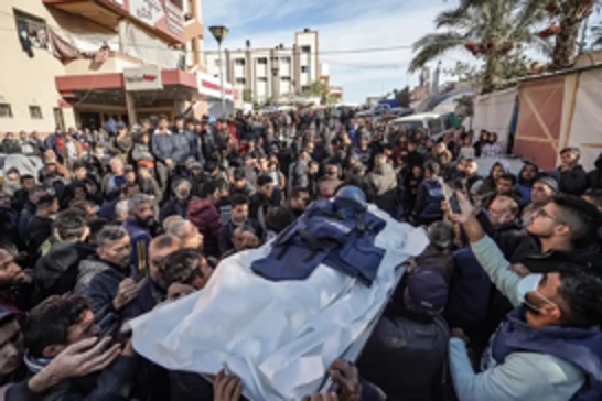 Palestinian journalist killed in Israeli bombing of Gaza refugee camp