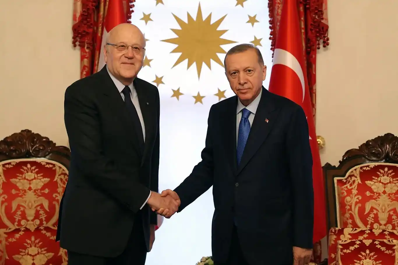 Cumhurbaşkanı Erdoğan, Lübnan Başbakanı Mikati'yi kabul etti