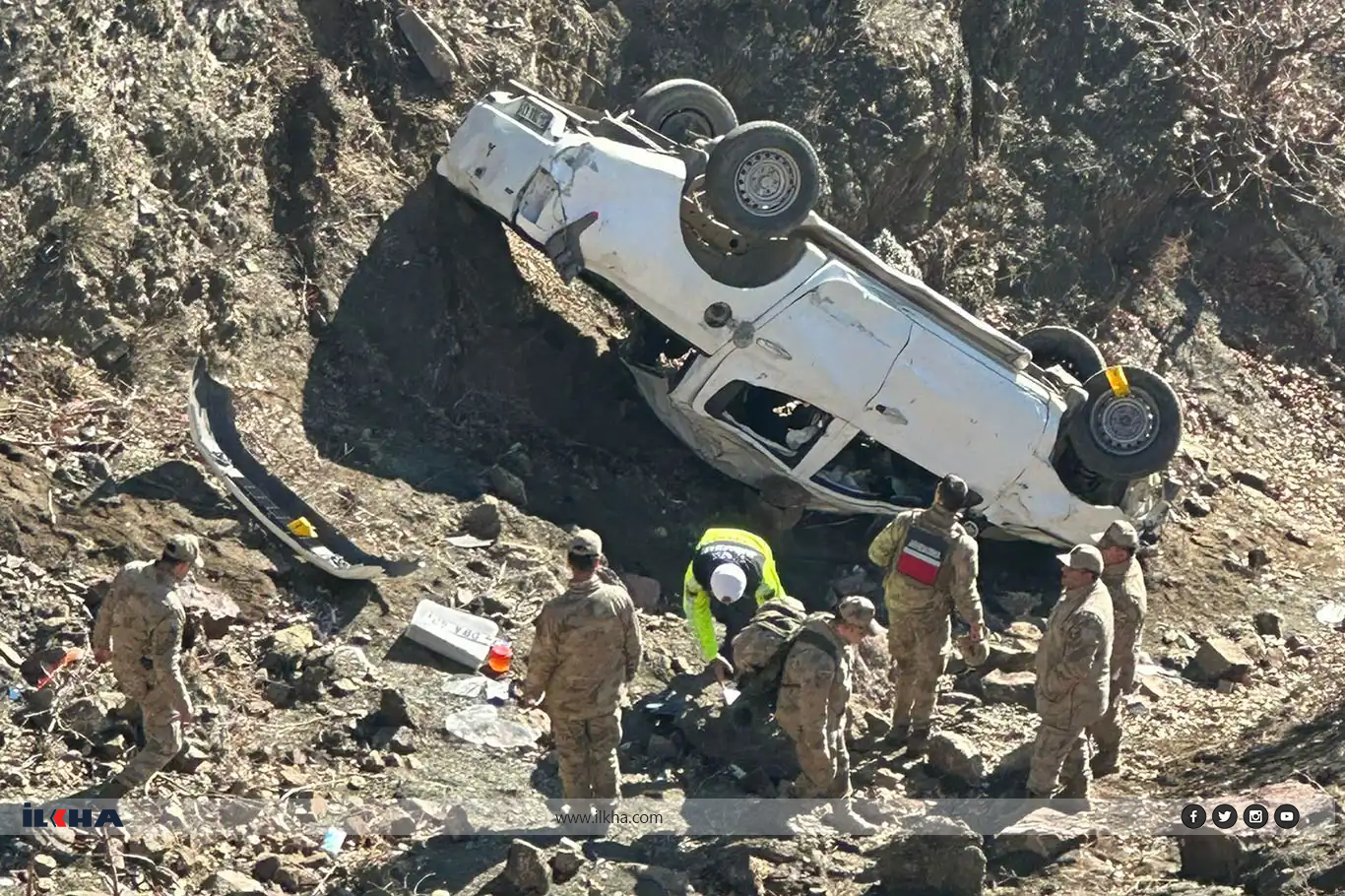 Li Êlîhê pîqap gêr bû: 7 kes giran birîndar bûn