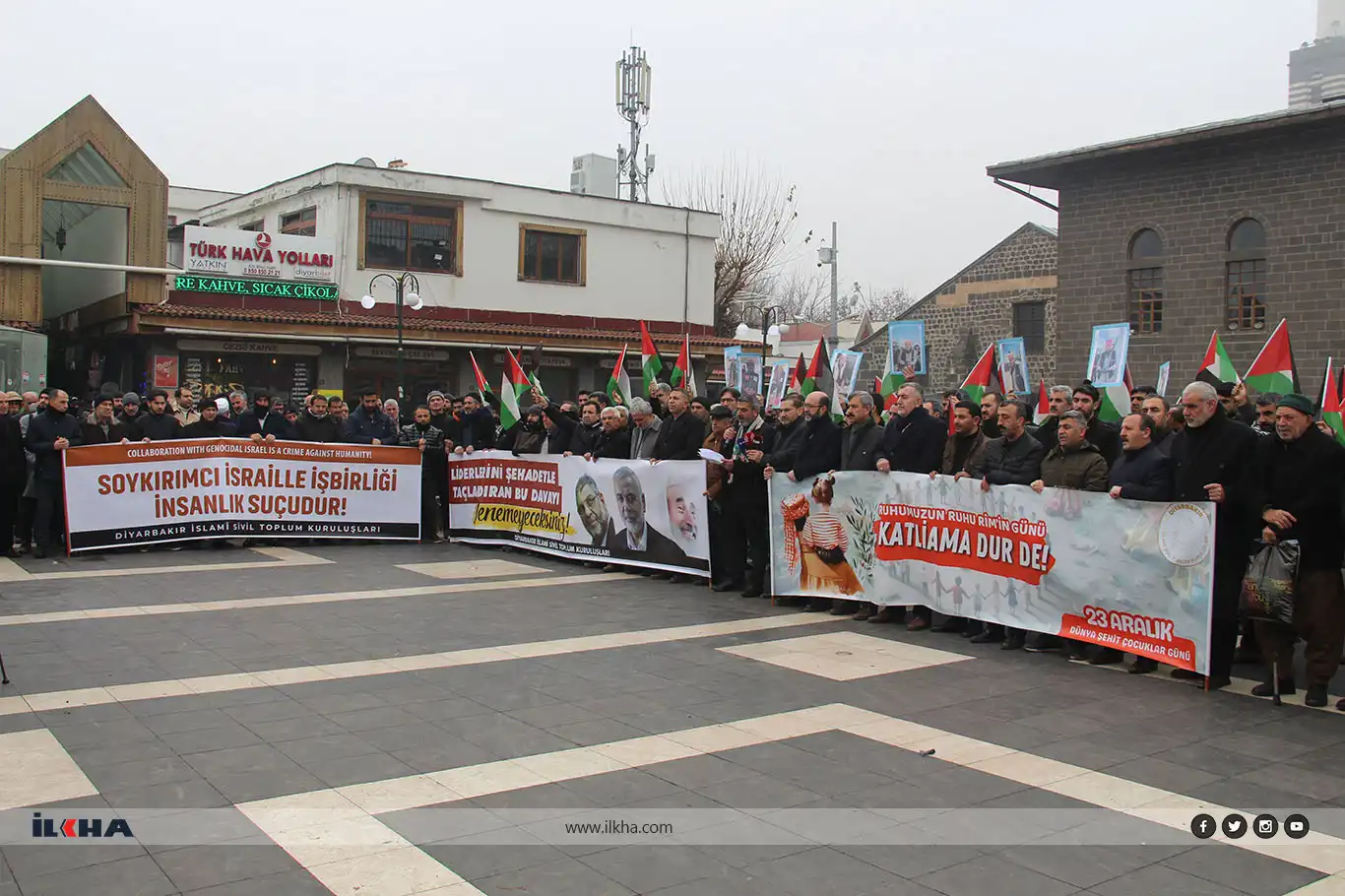 Solidarity rally in Diyarbakır denounces Israeli genocide in Gaza