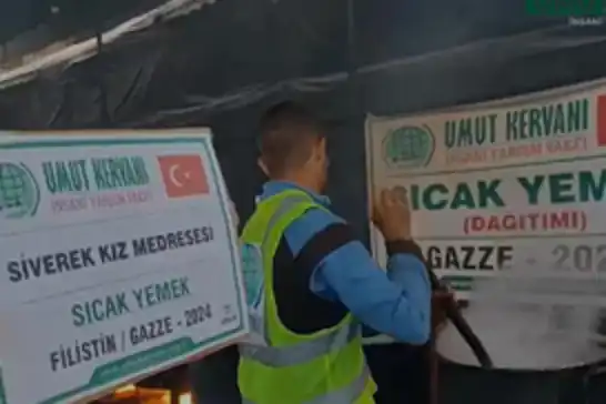 Siverek’ten Gazze’ye insani yardım gönderildi