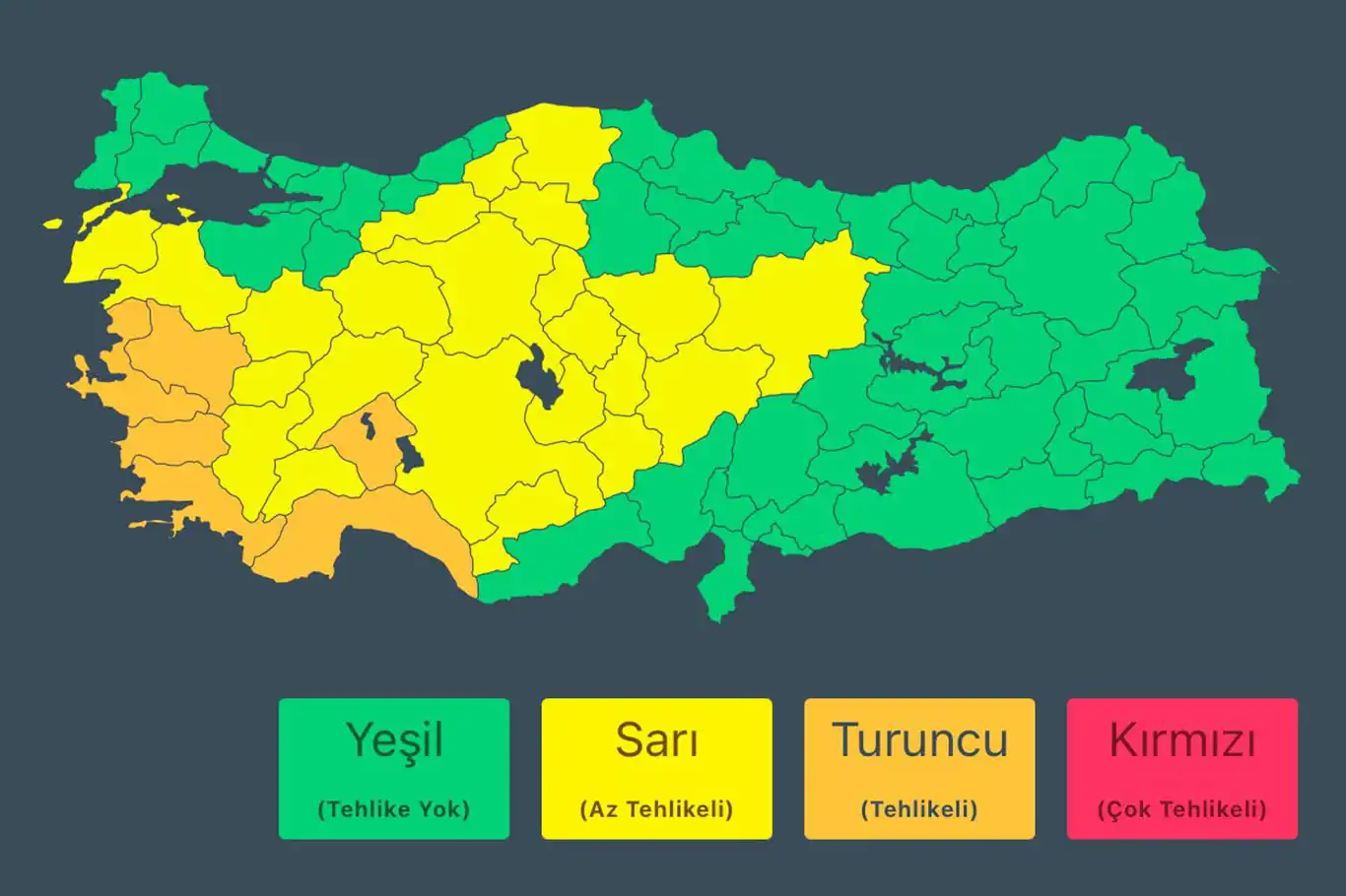 Severe weather to grip Türkiye through December 28