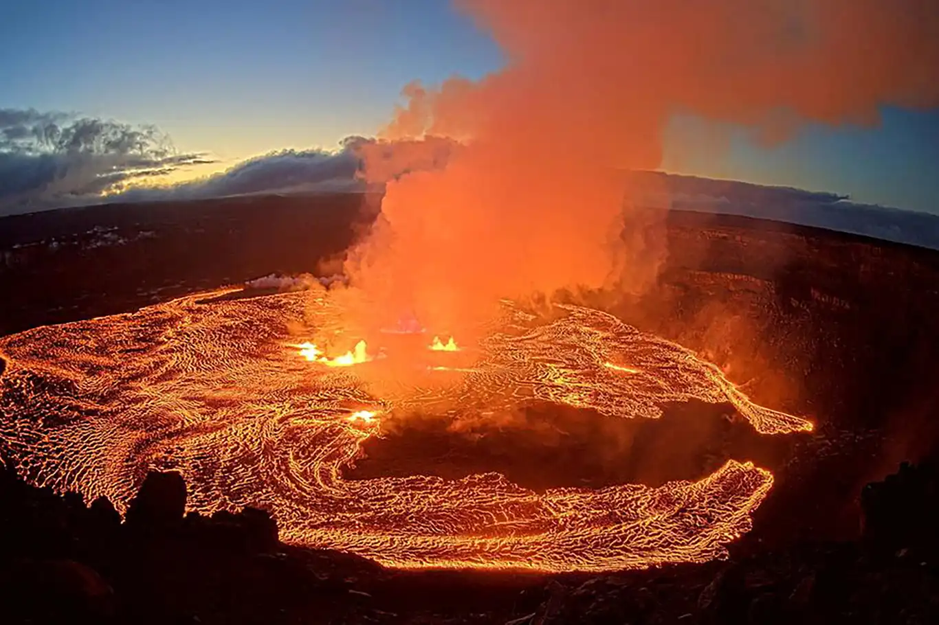 Kilauea Yanardağı'nda patlama