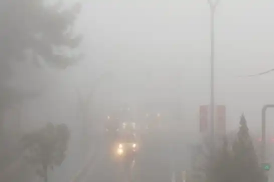 Mardin sabaha yoğun sisle uyandı