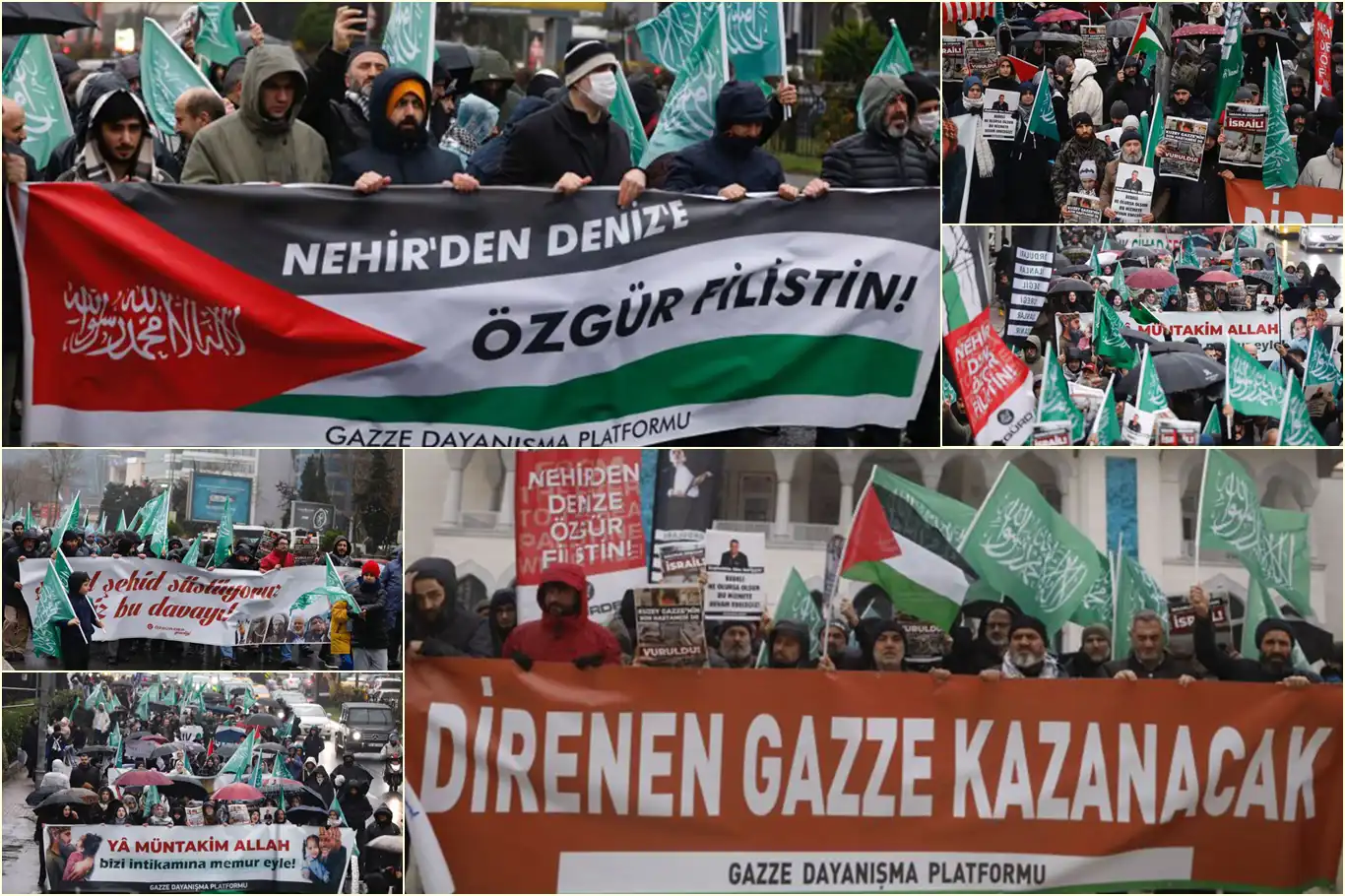 Protesters in Istanbul rally against Israeli genocide in Gaza