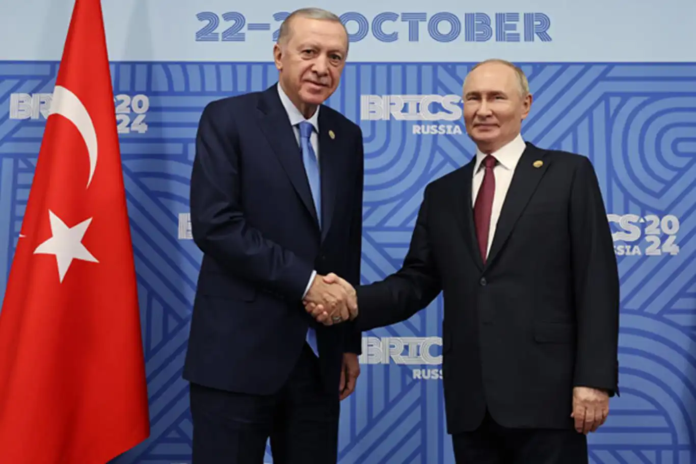 Cumhurbaşkanı Erdoğan ile Putin Suriye'yi görüştü