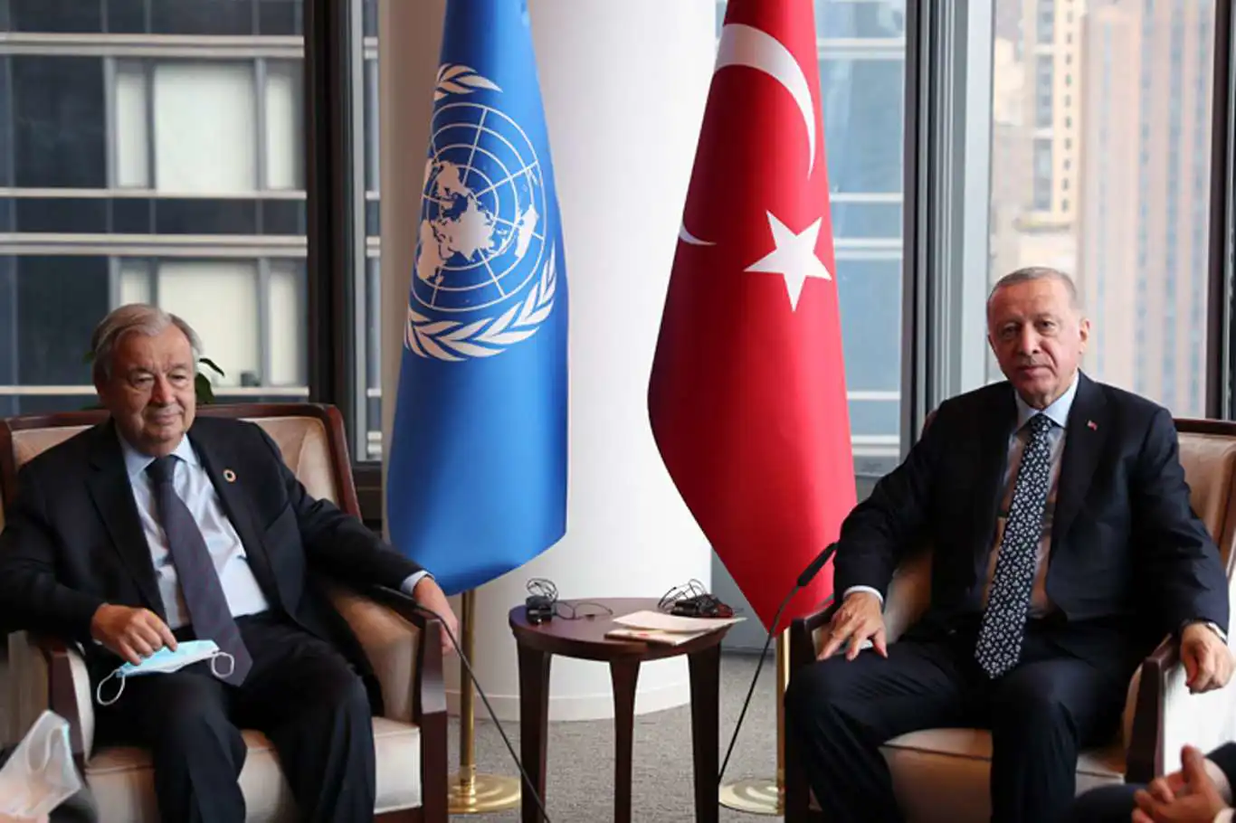 Erdoğan, Guterres discuss Syrian conflict in phone call