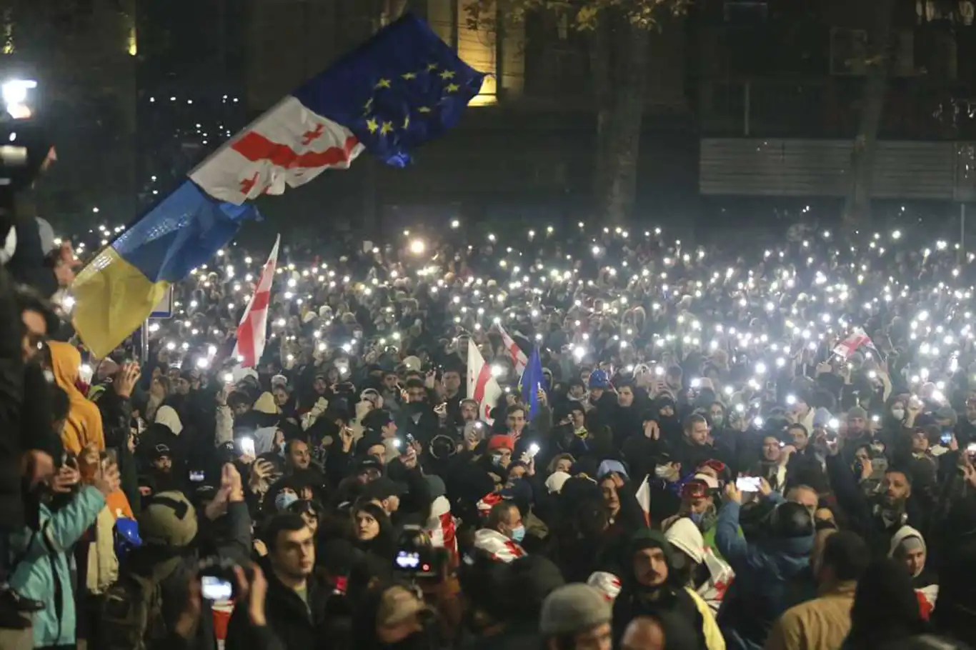 Gürcistan'da protestolar 8. gününde devam ediyor