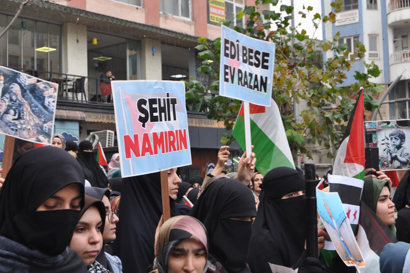 Batman'da "Gazze'ye nefes ol" temasıyla kitlesel basın açıklaması yapıldı