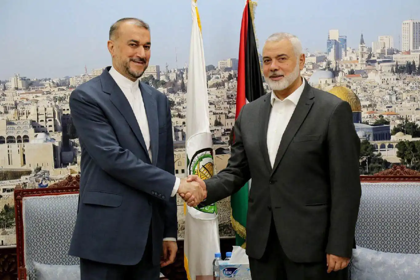 İran Dışişleri Bakanı Abdullahiyan ile HAMAS lideri Heniyye görüştü