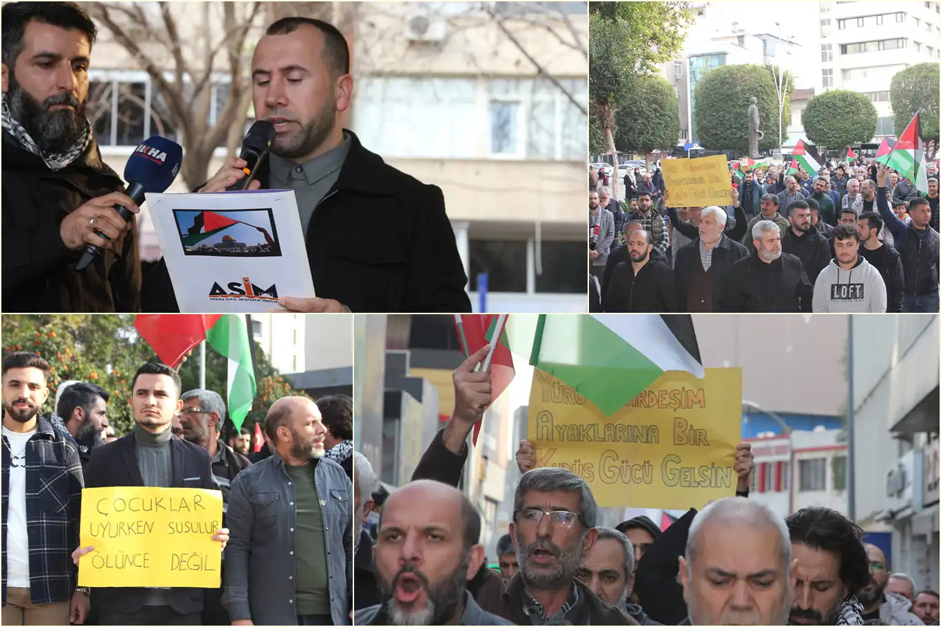 ASİM: Gazze'de, Filistin'de döktüğü kan zalim israilin sonu olacaktır