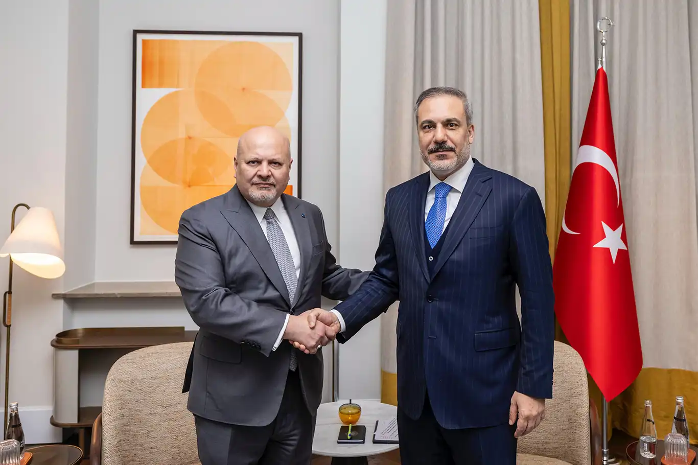 Turkish FM Hakan Fidan meets ICC Prosecutor at Munich Security Conference