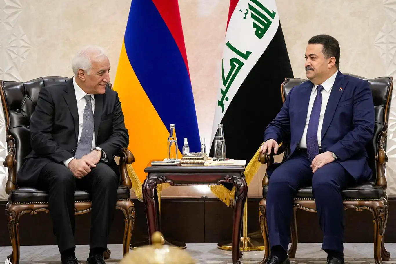 Iraqi PM welcomes Armenian President on official visit to Baghdad