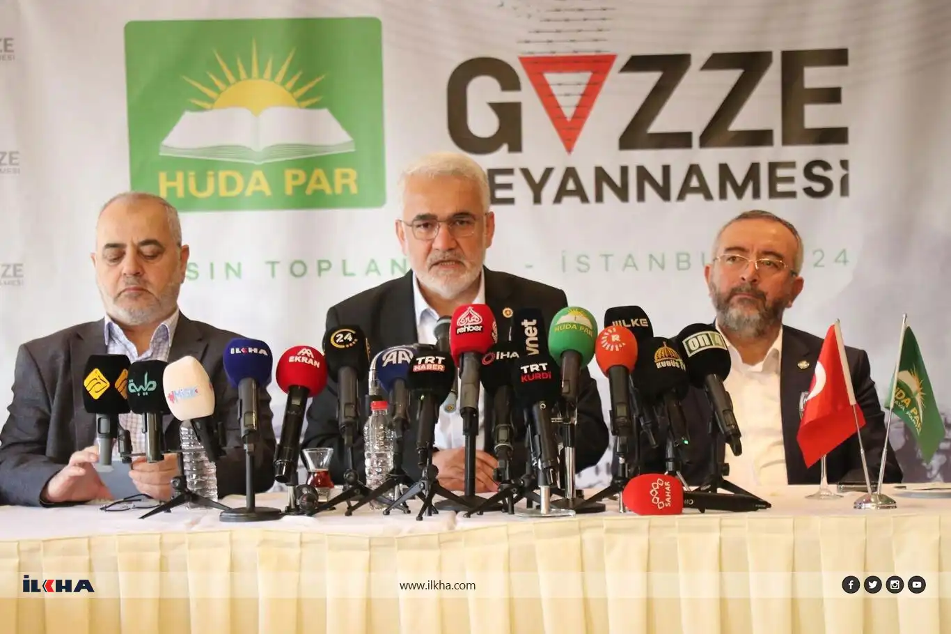 HÜDA PAR unveils "Gaza Declaration," demanding global action to end israel’s genocide