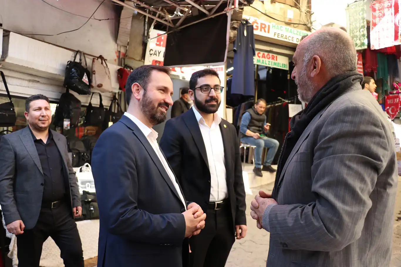 HÜDA PAR Altındağ Belediye Başkan adayı Harun Agah'tan esnaf ziyareti HÜDA PAR Altındağ Belediye Başkan adayı Harun Agah'tan esnaf ziyareti