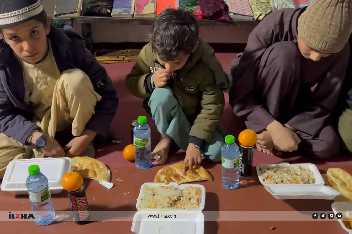 IHO EBRAR provides iftar meals to orphaned students in Afghanistan