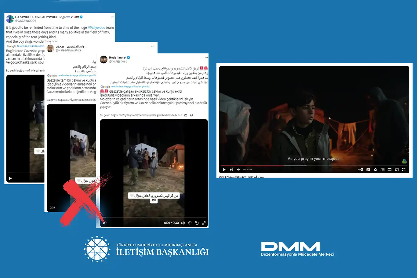 Siyonist işgalciler, Gazze'deki görüntülerle ilgili dezenformasyon kampanyası yürütüyor
