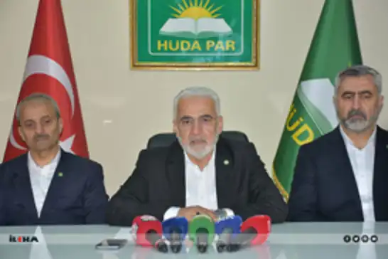 HÜDA PAR Chairman calls for action against Gaza atrocities during Bitlis campaign