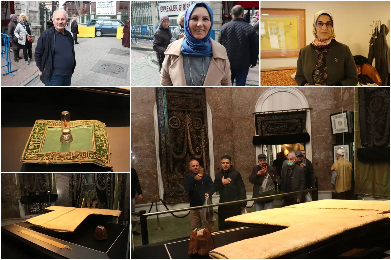 Hırka-ı Şerif'e yoğun ilgi Hırka-ı Şerif'e yoğun ilgi