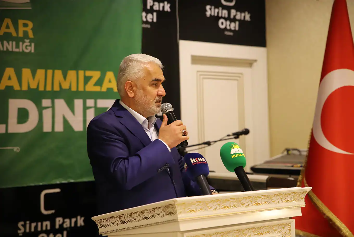 HÜDA PAR leader urges international support for Gaza, emphasizes humanitarian crisis