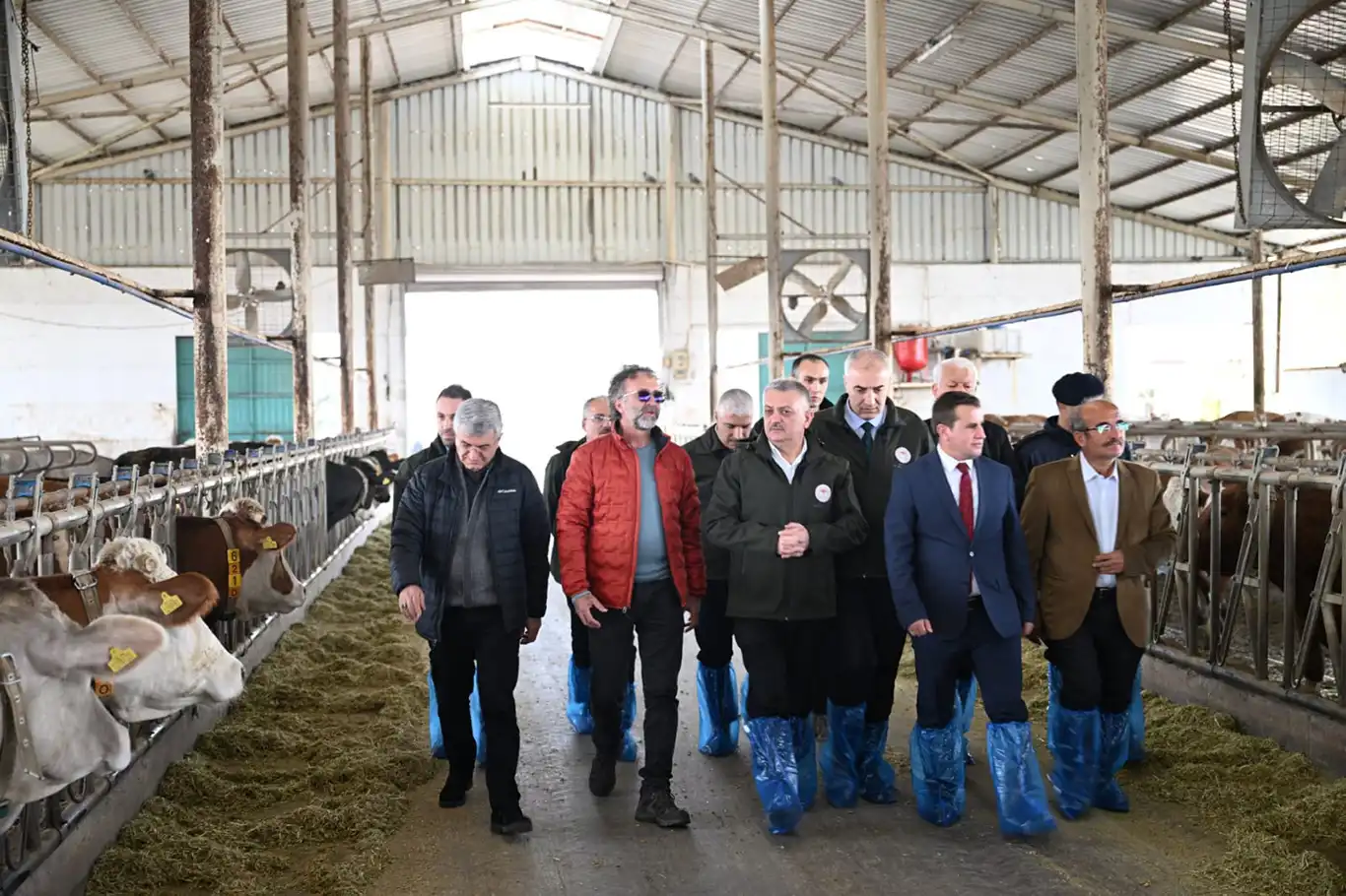 Vali Yazıcı, Akçadağ’daki süt çiftliği üretim tesislerini ziyaret etti