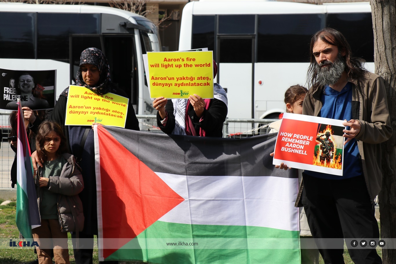 Ankara commemorates Aaron Bushnell's stand against Gaza genocide Ankara commemorates Aaron Bushnell's stand against Gaza genocide