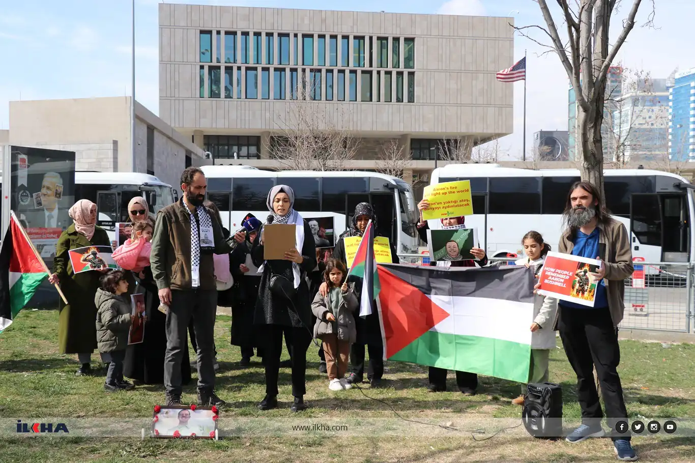 Ankara commemorates Aaron Bushnell's stand against Gaza genocide Ankara commemorates Aaron Bushnell's stand against Gaza genocide