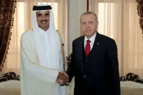 Cumhurbaşkanı Erdoğan Katar Emiri Şeyh Al Sani ile görüştü