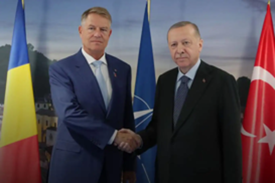 Turkish President Erdoğan discusses global and regional issues with Romanian President Iohannis