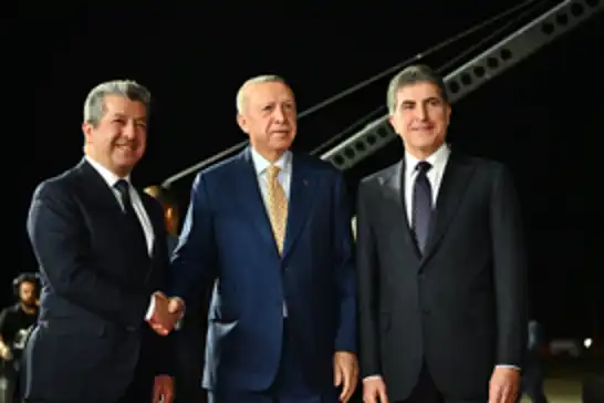 Turkish President Erdogan visits Kurdistan Region