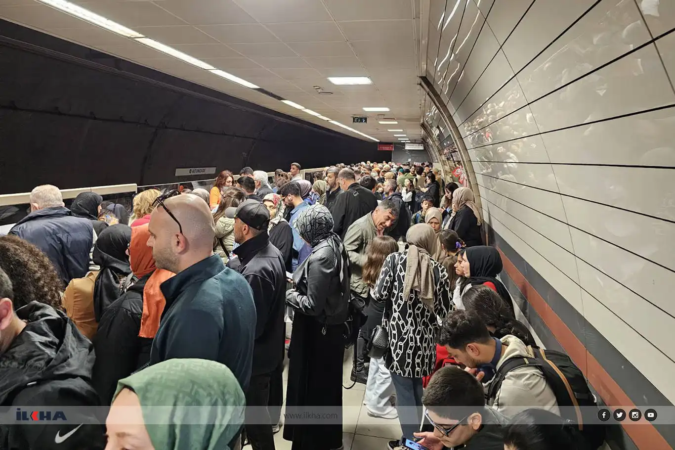 Üsküdar-Samandıra Metro Hattı normale döndü Üsküdar-Samandıra Metro Hattı normale döndü