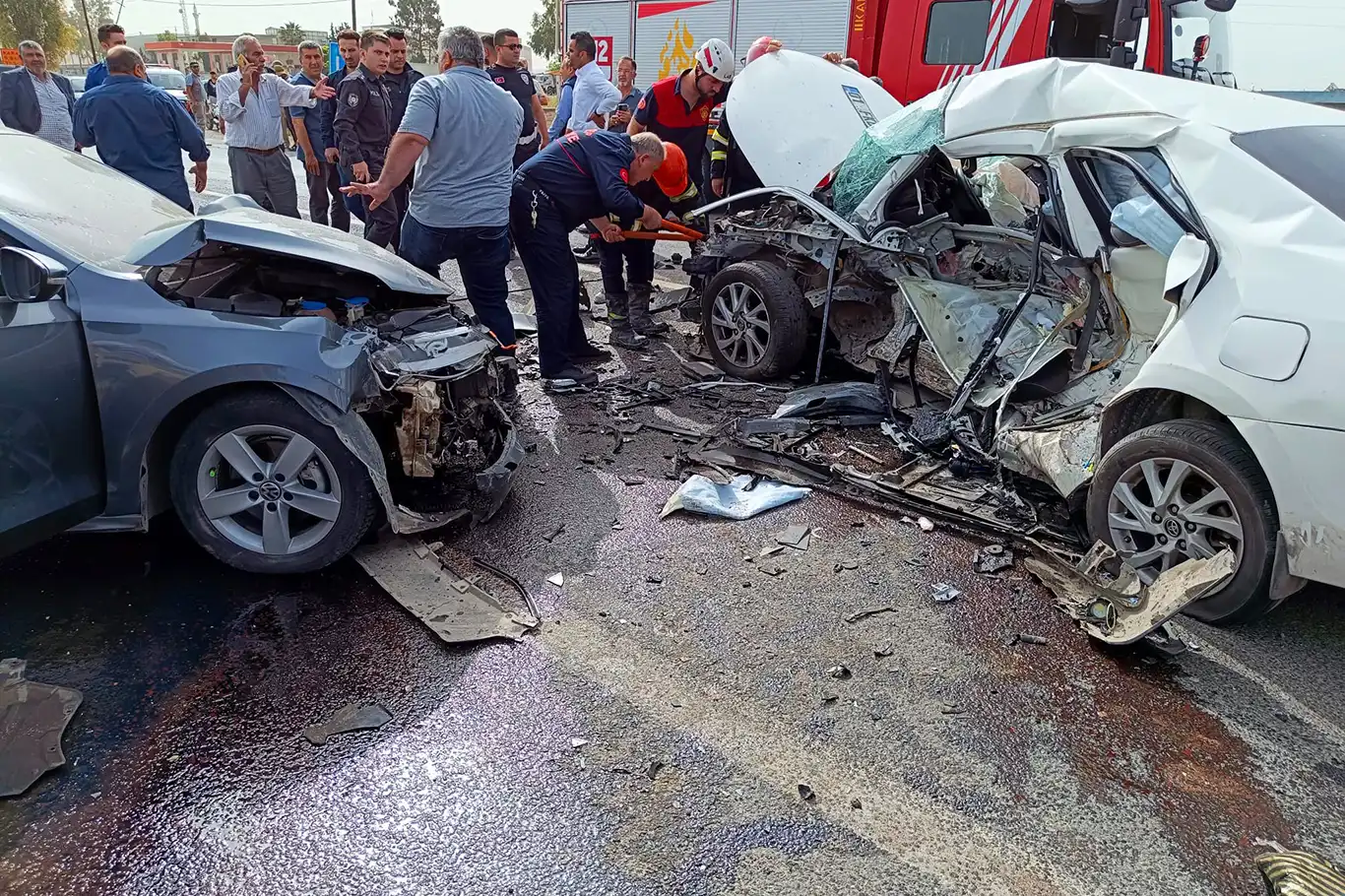 Şanlıurfa'da zincirleme kaza: 1 ölü 7 yaralı